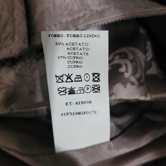 Purificacion Garcia Pencil Skirt Size 6/8 Cotton Silk Blend Spain Elegant Purple - Picture 10 of 12